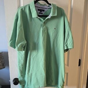 Tommy Hilfiger Men's Green Polo Shirt